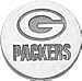 Sterling Silver NFL Green Bay Packers Logo Tie Tac