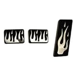All Sales 30FK Black Powder Coat Flame Pedal Kit by All Sales