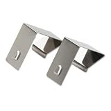 AT-A-GLANCE LSB-900 Wall panel brackets for visu-board & framed planning boards, chrome, 2/pack