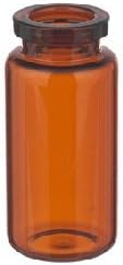 Gerresheimer 62421U-10-1085 10mL Amber Serum Vials, Type 1, 20mm crimp, 24x50mm, case of 1,085 pieces by Gerresheimer