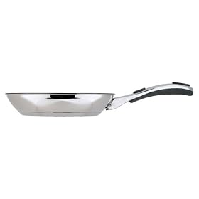 Meyer Select Stainless Steel Non-stick French Skillet Frying Pan, 24 cm