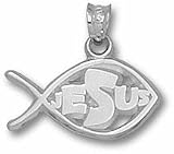 Jesus Icthus Pendant - Sterling Silver Jewelry - B0000DGM8N