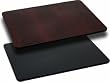 Flash Furniture XU-MBT-2442-GG 24 in. x 42 in. Rectangular Table Top with Black or Mahogany Reversible Laminate Top