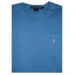 Women's Ralph Lauren Sport Shirt T-shirt Blue w/ Pink Pony Many Sizes Available