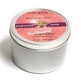 Earthly Body Skinny Soy Suntouched Candle with Hemp Dip Natural