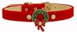 Red Velvet Christmas Holiday Dog Collar - Size 14
