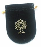 Apparel : Green Velvet Tree of Life Tarot Bag