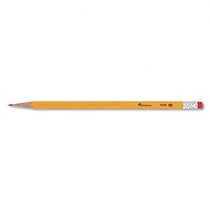 Economy Woodcase Pencils, Hexagon Barrel, #2 Lead, Dozen (UNV55400) Category: Woodcase Pencils