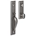 Baldwin 6403.402.RFD Full Escutcheon Cody Handleset, Distressed Oil-Rubbed Bronze