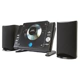 Coby CX-CD377 Micro CD Stereo System with AM/FM Tuner with Digital Display and Line-in Input (Black)