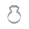 Diamond Solitaire Engagement Ring Cookie Cutter for Bridal Shower Anniversary Party or Wedding Favors