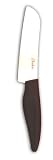 Zhuhai Santoku 5-Inch Ceramic Knife - Black Ergonomic Handle with Asian White Ceramic Blade - Intro Offer $10.99