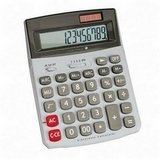 Compucessory 12-Dgt Dual Power Desktop Calculator