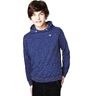 Limited Hooded Flecked Sweat Top