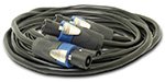 NL4FX Pair of Loudspeaker Cables 20 metres PA DJ