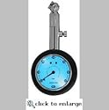 Accutire Eight Ball Dial Tire Gauge