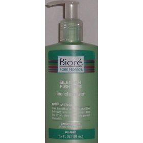 Biore Pore Perfect Blemish Fighting Ice Cleanser Cools & Clears - Oil-Free 198ml/6.7oz