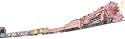 O - GIRLS STEAM TRAIN SET w/ SMOKE