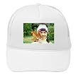 Custom Baseball Cap- Enjoy a Baseball Cap Created from Your Favorite Photo- White