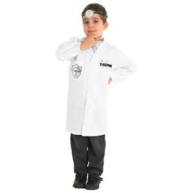 Child's Doctor Costume Small 3-4 Years