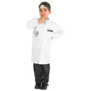 Child's Doctors Costume Medium 5-6 Years