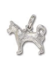 Rembrandt Charms Husky Dog Charm