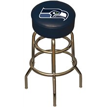 Seattle Seahawks Backless Swivel Sports Bar Stool