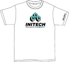 Office Space Initech Good for the Company White T-shirt Tee
