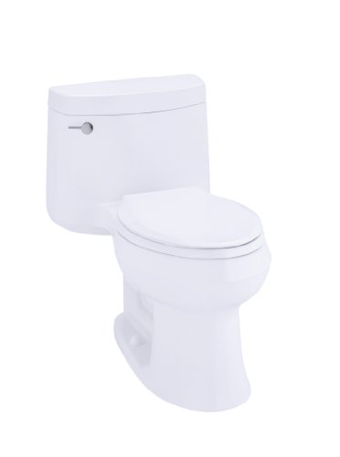 KOHLER K-4636-0 Cachet Quiet-Close Elongated Toilet Seat, White