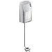 Rubbermaid Commercial FG500475 AutoClean Chrome Wall Service Cleaning Dispenser Kit with 1-1/4" Connector, 12.5" Length x 1.25" Width x 6.75" Height