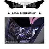Ducati 1198 (2009, 2010, 2011) Headlight Vinyl Film Covers by LAMIN-X ( GUNSMOKE ) by Lamin-x