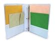 Dakota Designs 2LJY8 View Binder, D-Ring, 1 In, White, PK6