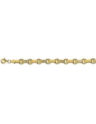 CleverEves 14K Yellow Gold Stampato Bracelet