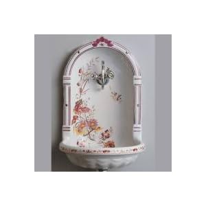 Herbeau Niche Earthware Wall Fountain