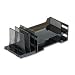 Rubbermaid 16173 Combination set desktop sorter/trays, smoke, 19-1/2w x 9d x 7h