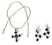 India Silver Jewelry Earring And Pendant Sets Sterling Silver With Ruby Gemstones 33 Grams (Pndts049)