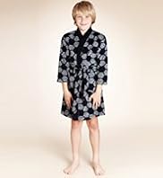 Older Boys Football Dressing Gown with Stay New