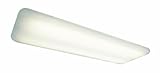 Design House 517250 Fluorescent 2-Light Linear Cloud Ceiling Mount, 6.5-Inch by 27-Inch, White Acrylic Lens