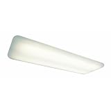 Design House 517250 Fluorescent 2-Light Linear Cloud Ceiling Mount, 6.5-Inch by 27-Inch,... from Fluorescent Fixtures