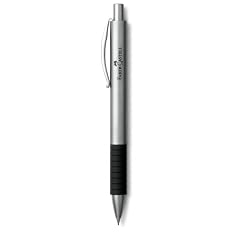 Faber Castell 138472 - Druckbleistift Basic Metall matt silber matt