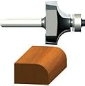 Vermont American 23132 1/4-Inch Radius Carbide Tipped Roundover and Bead Router Bit, 2-Inch Ball Bearing 2-Flute 1/4-Inch Shank
