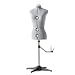 SINGER DF151G Adjustable Dress Form, Gray, Large
