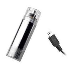 Samsung Rugby AA Battery Powered Emergency Cell Phone Travel Charger / Re-Charger in high grade Brushed Aluminum housing!