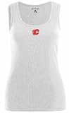 Calgary Flames Womens Fan Tank Top (White) - X-Large