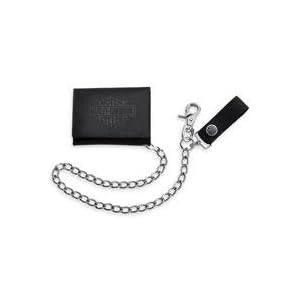 H-D Bar&Shield TriFold Short Wallet w/ Chain 99449-06V