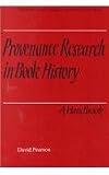 Provenance Research in Book History