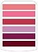ColorBox Cat's Eye Queue Chalk Ink Pads, 6/Pkg: Rose Petals