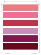 ColorBox Cat's Eye Queue Chalk Ink Pads, 6/Pkg: Rose Petals