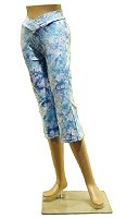 ラクパン　（ゴアパンツ）　カプリ　ミックスカラー　ブルースカイ RP224C