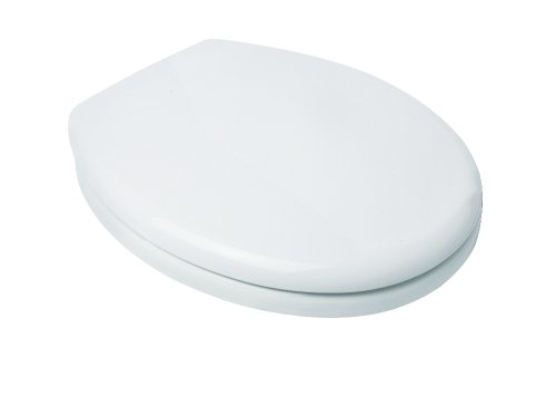 Croydex Safeflush Anti-Bacterial Toilet Seat with Slow Close Hinges, White